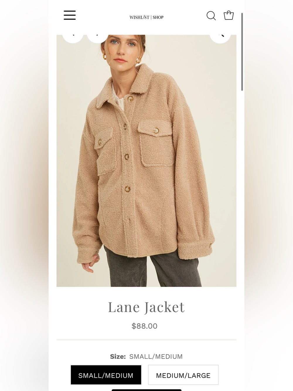 Wishlist - Lane Jacket